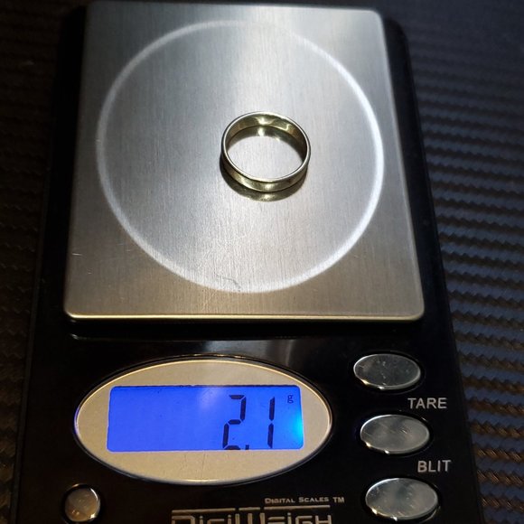 Size 5 925 Sterling Silver Simple Hope Word Ring - Picture 6 of 6